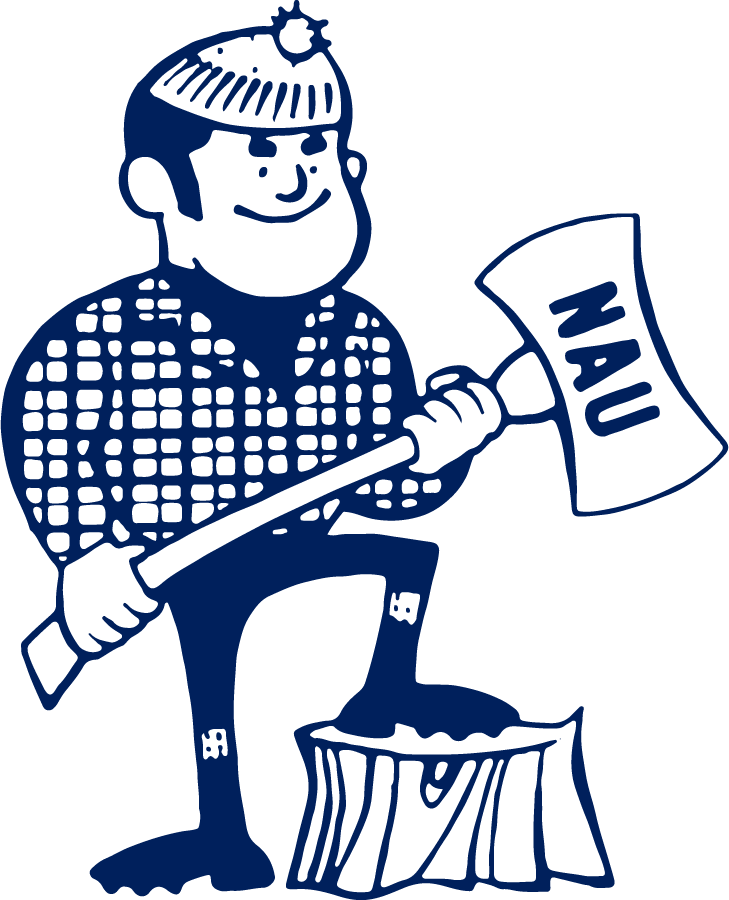 Northern Arizona Lumberjacks 1968-1987 Primary Logo diy iron on heat transfer